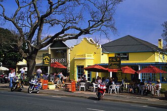 Franschhoek wine country landscape