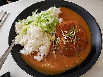 Pumpkin curry rice in Japan
