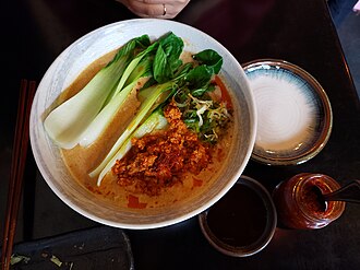 Vegan Tan Tan ramen at Goemon Ramen Bar