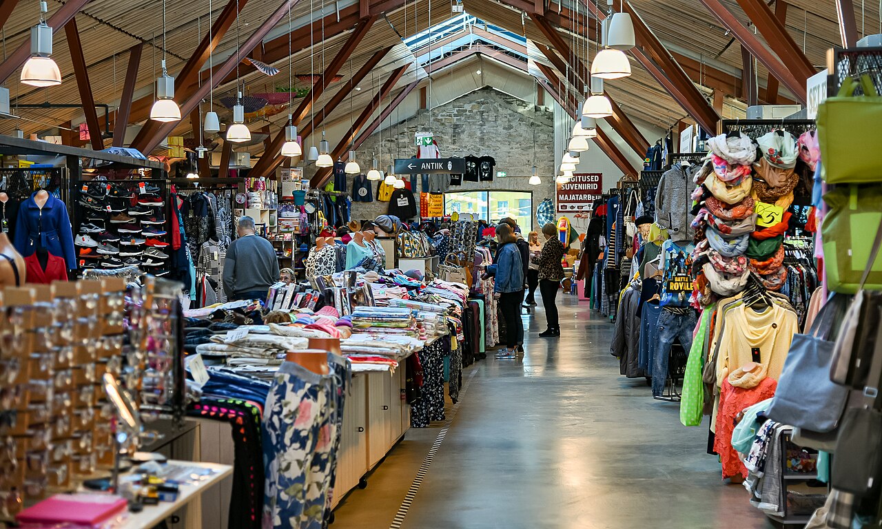 Balti Jaam Market hall in Tallinn