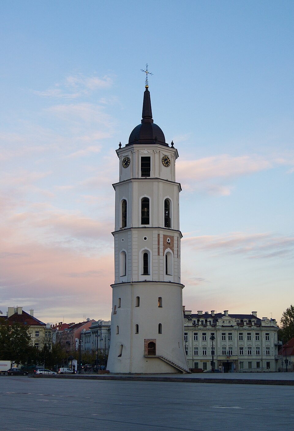 Vilnius Cathedral Bell Tower in Cathedral Square