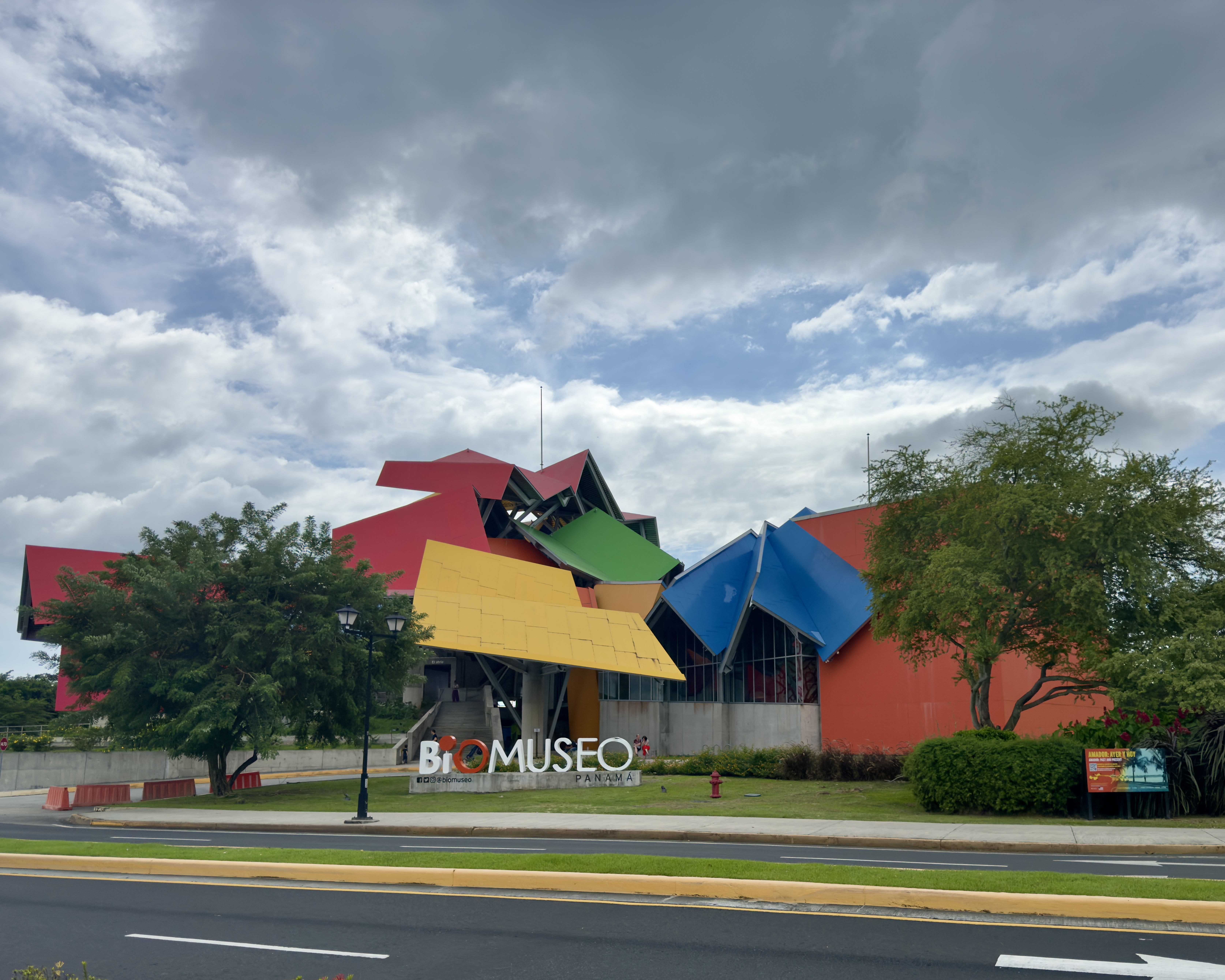 Colorful Frank Gehry Biomuseo building