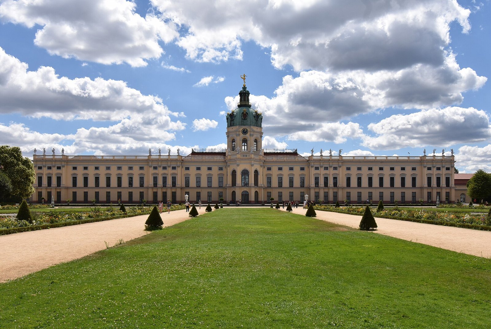 Charlottenburg Palace façade in Berlin
