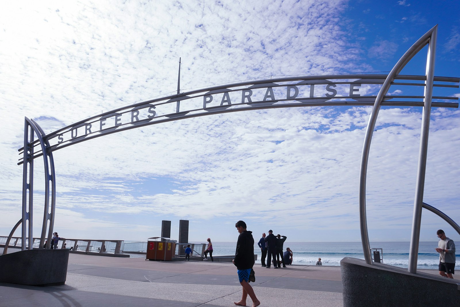 The iconic Surfers Paradise beach on the Gold Coast