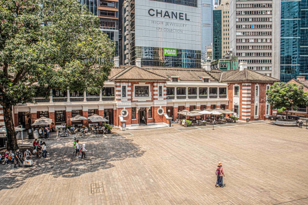 Tai Kwun historic heritage and arts complex on Hollywood Road in Central, Hong Kong