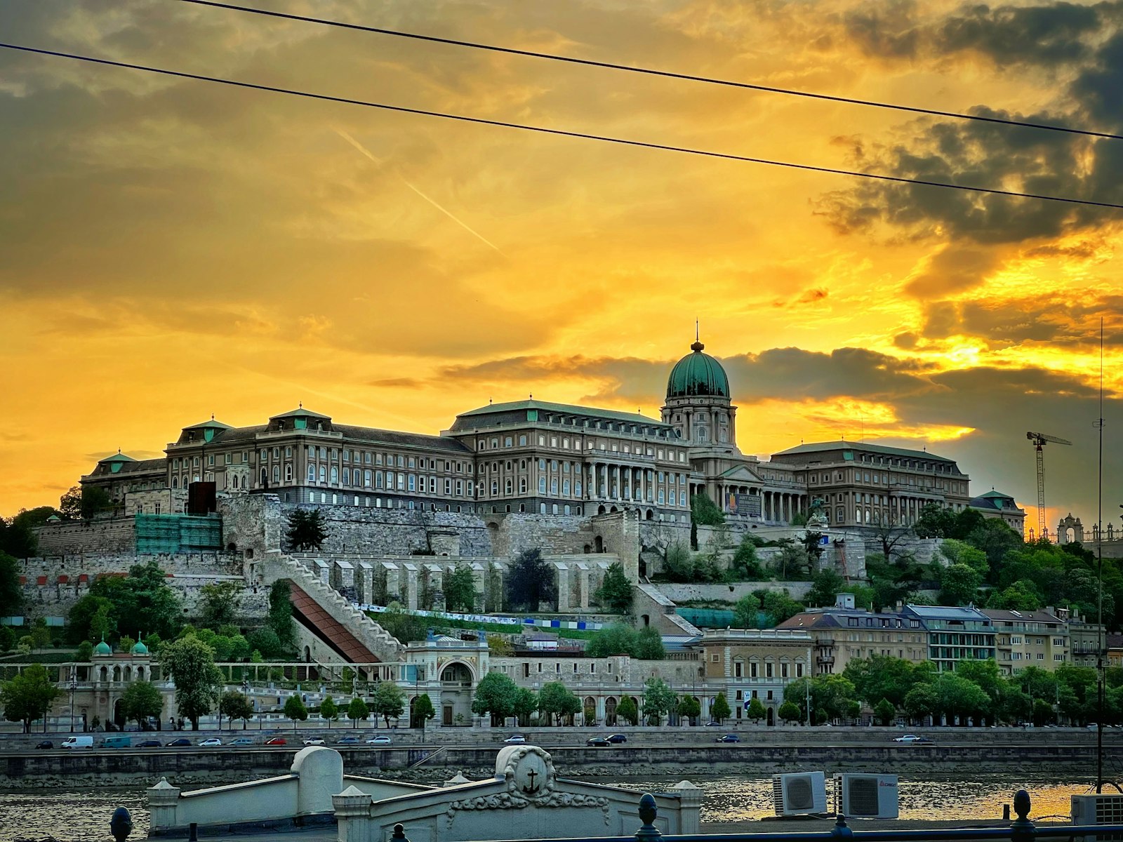 Buda Castle District overlooking Budapest
