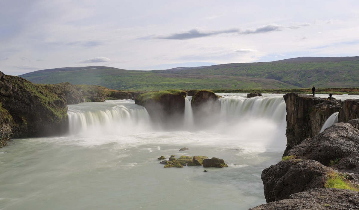 Goðafoss waterfall in North Iceland