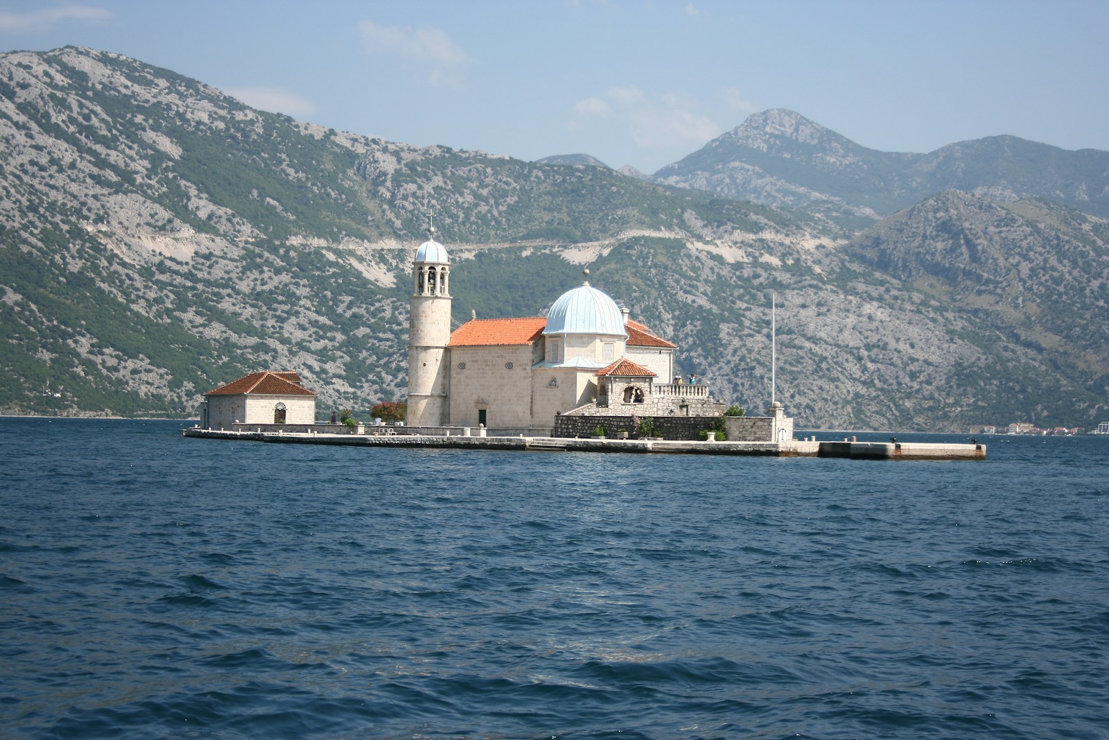 Our Lady of the Rocks, a historic island church in the Bay of Kotor