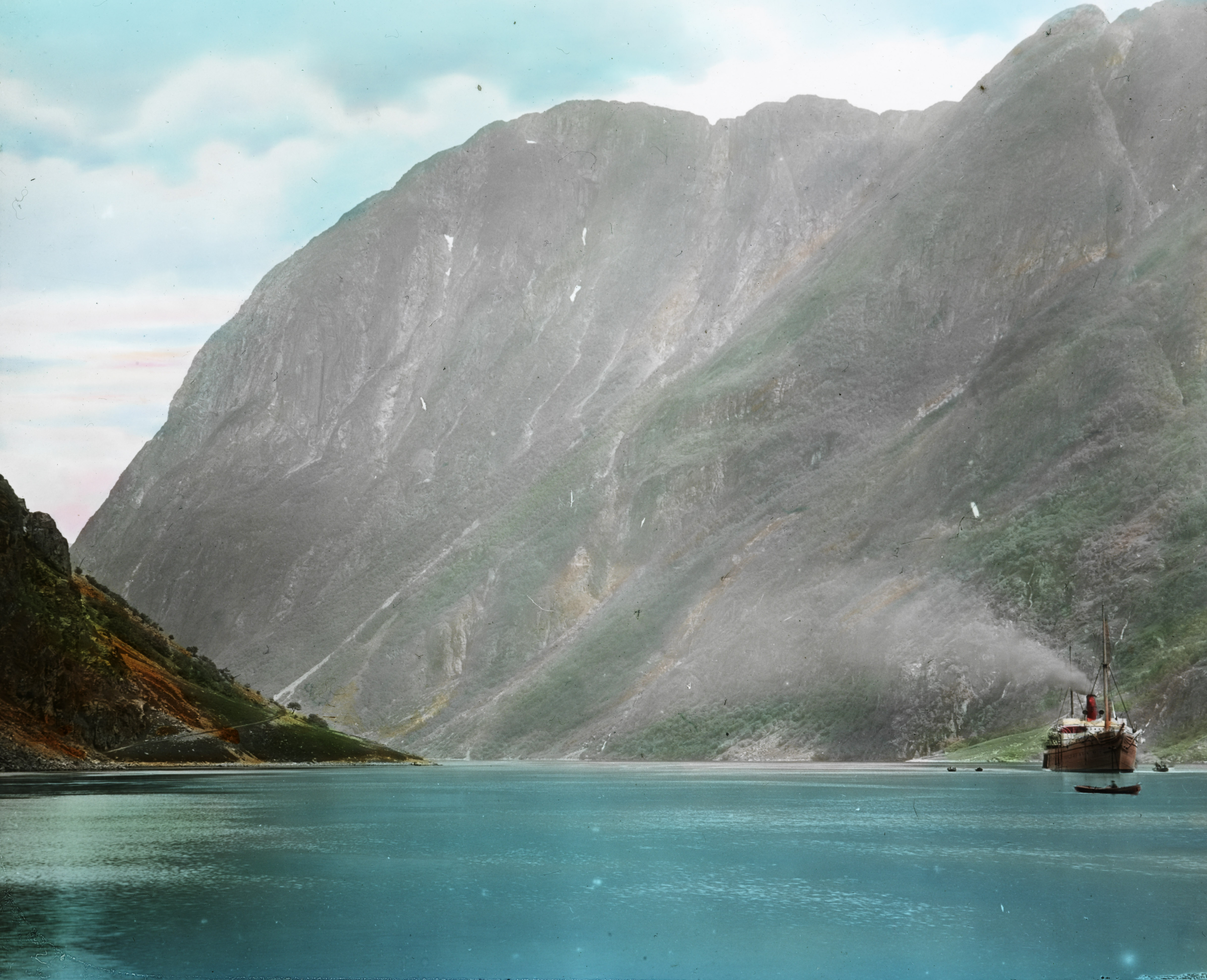Nærøyfjord, a narrow fjord branch of the Sognefjord system in western Norway