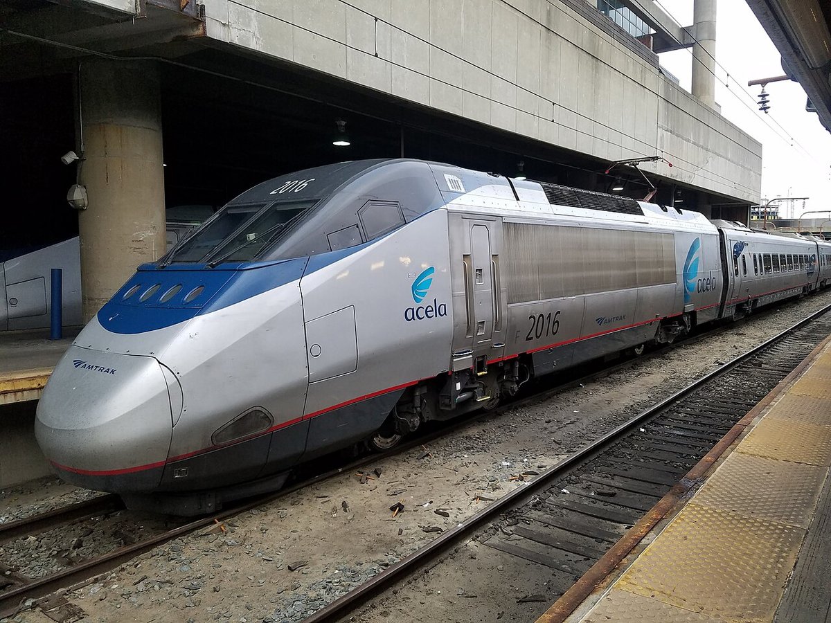 Amtrak Acela Express train at Union Station