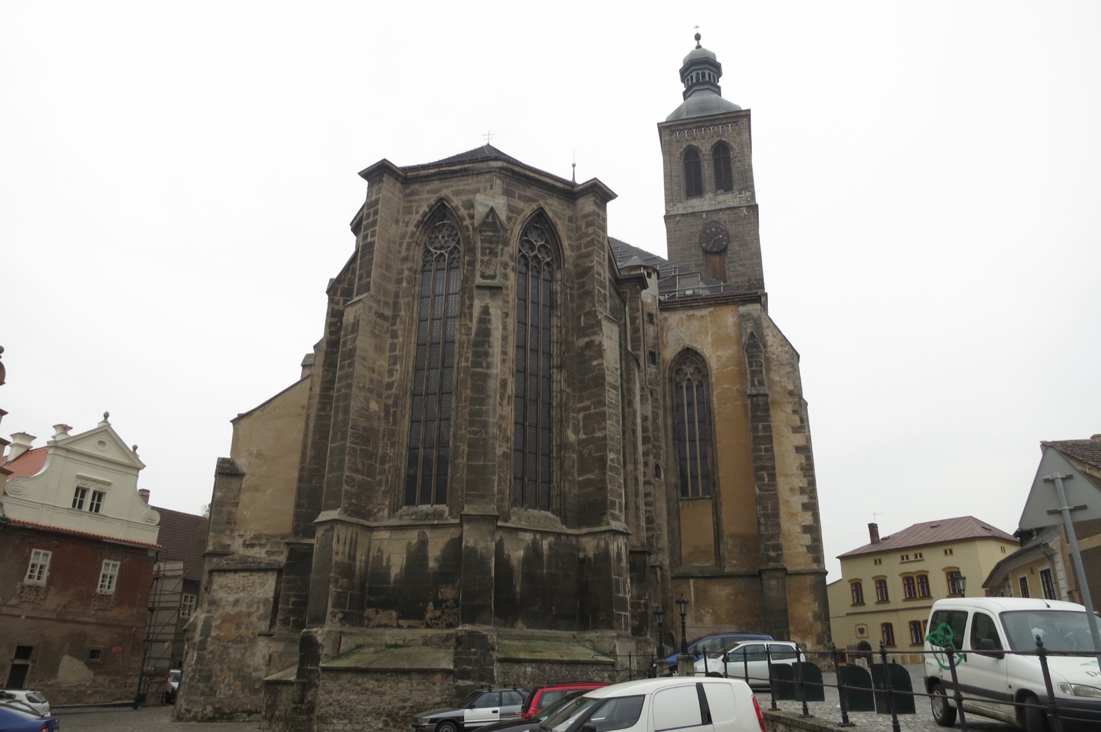 Church of St. James in Kutná Hora with Gothic tower