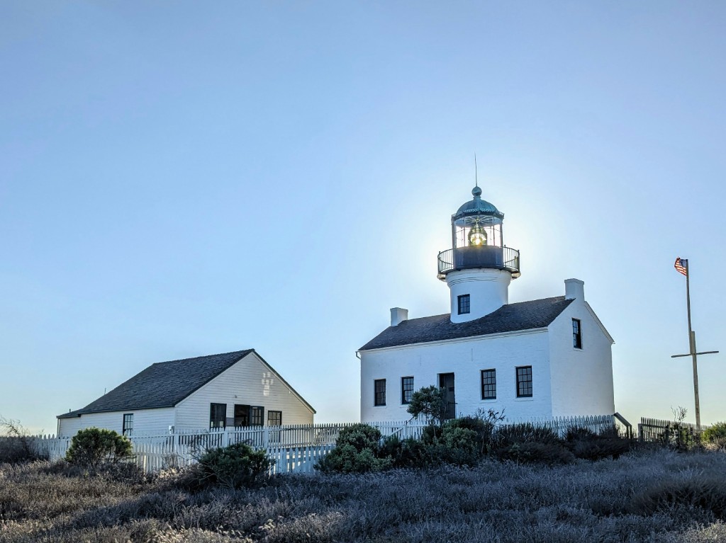 Historic Old Point Loma Lighthouse at Cabrillo National Monument
