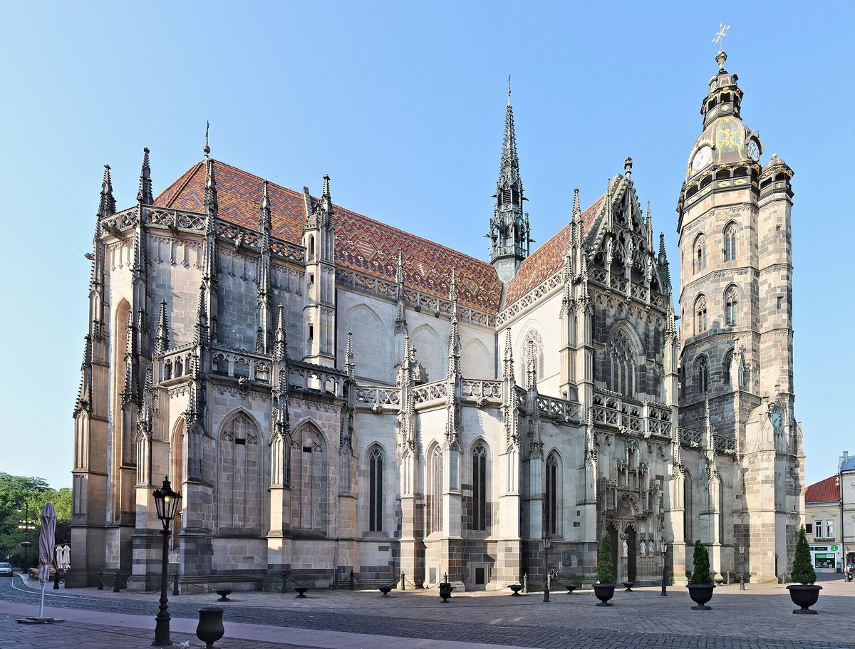 St. Elisabeth Cathedral, a Gothic cathedral in the historic centre of Košice, Slovakia
