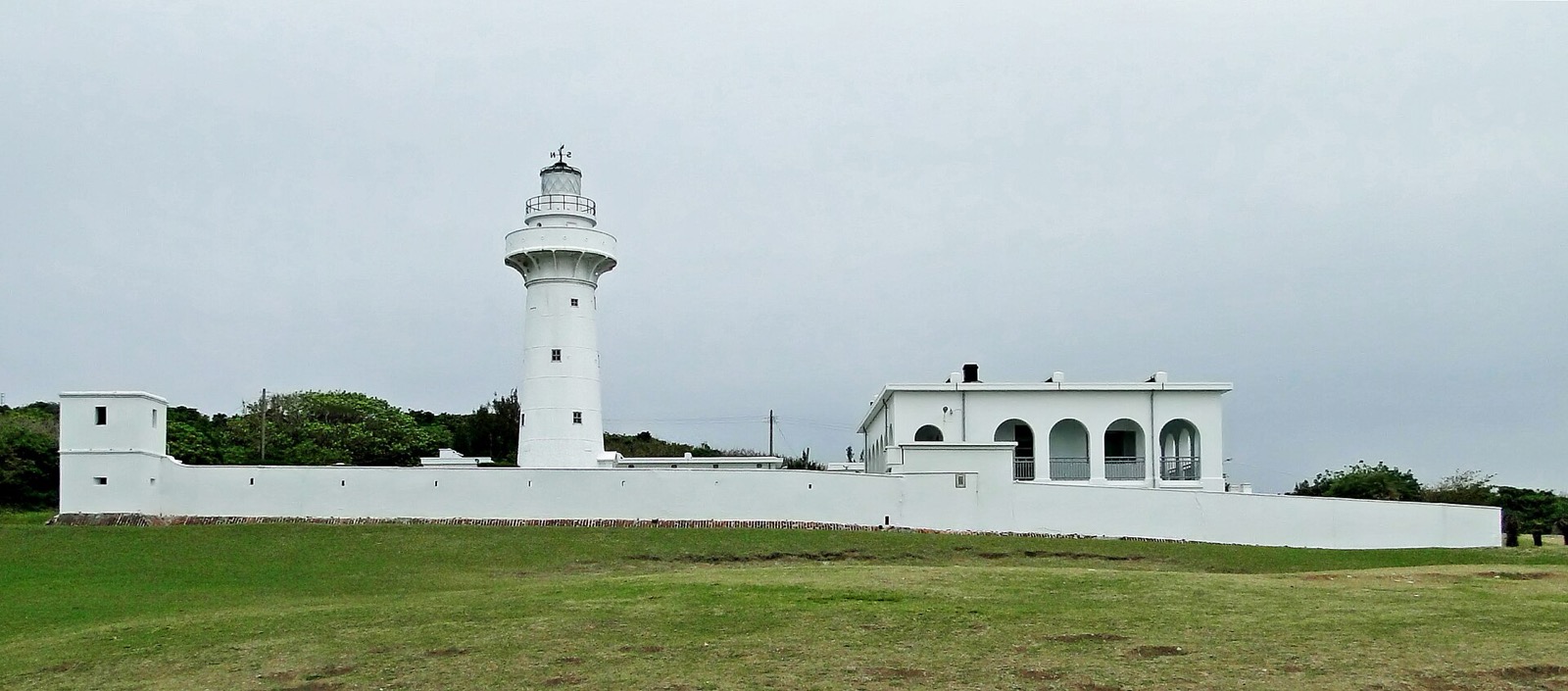 Eluanbi Lighthouse at the southern tip of Taiwan in Kenting National Park